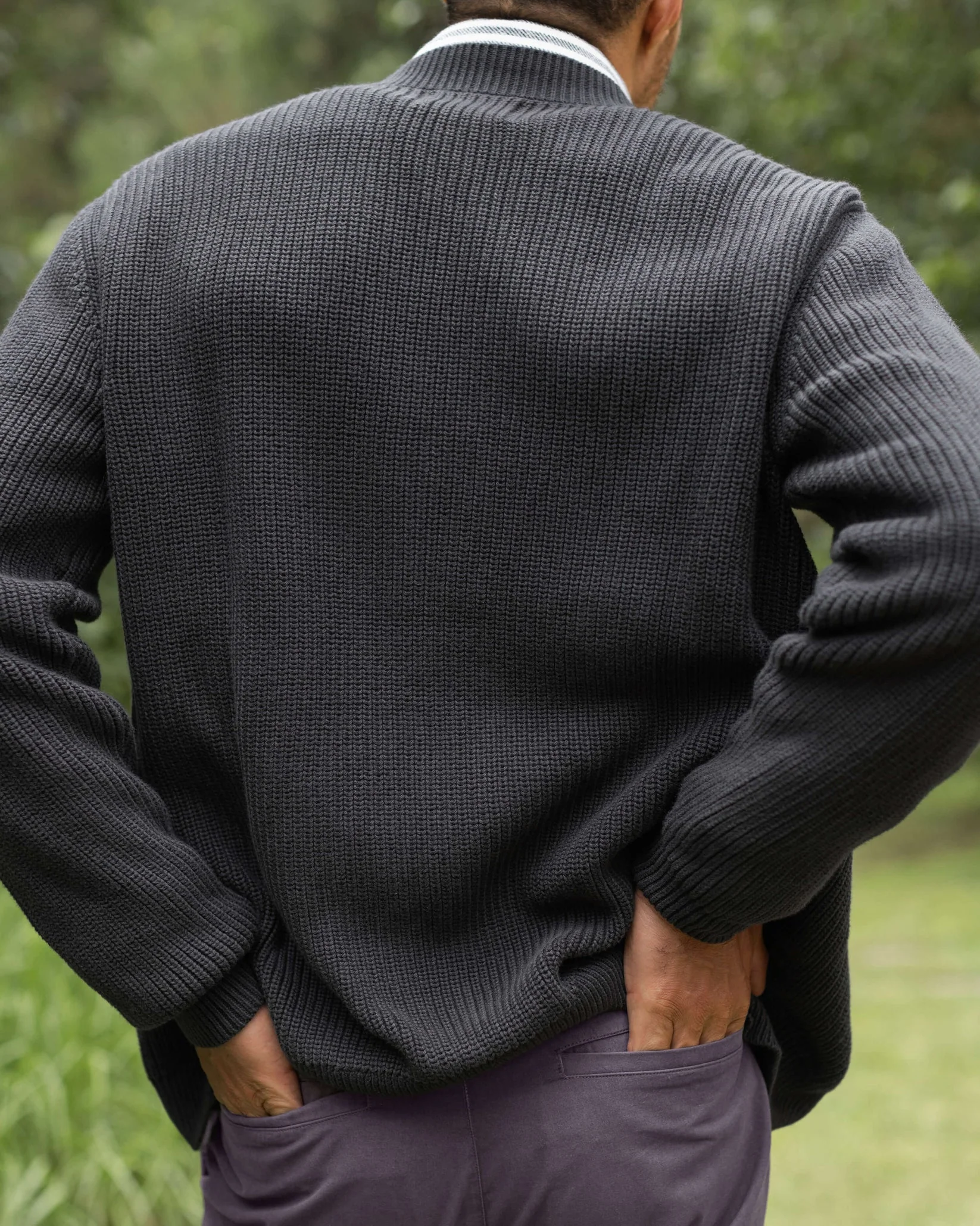 Alex Crane - Bay Cardigan in Ink - Image 3