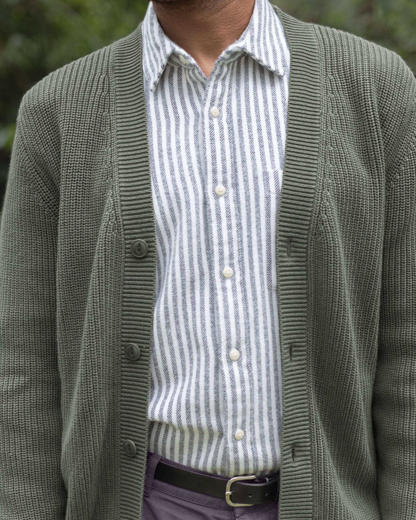 Alex Crane - Bay Cardigan in Pine - Image 4