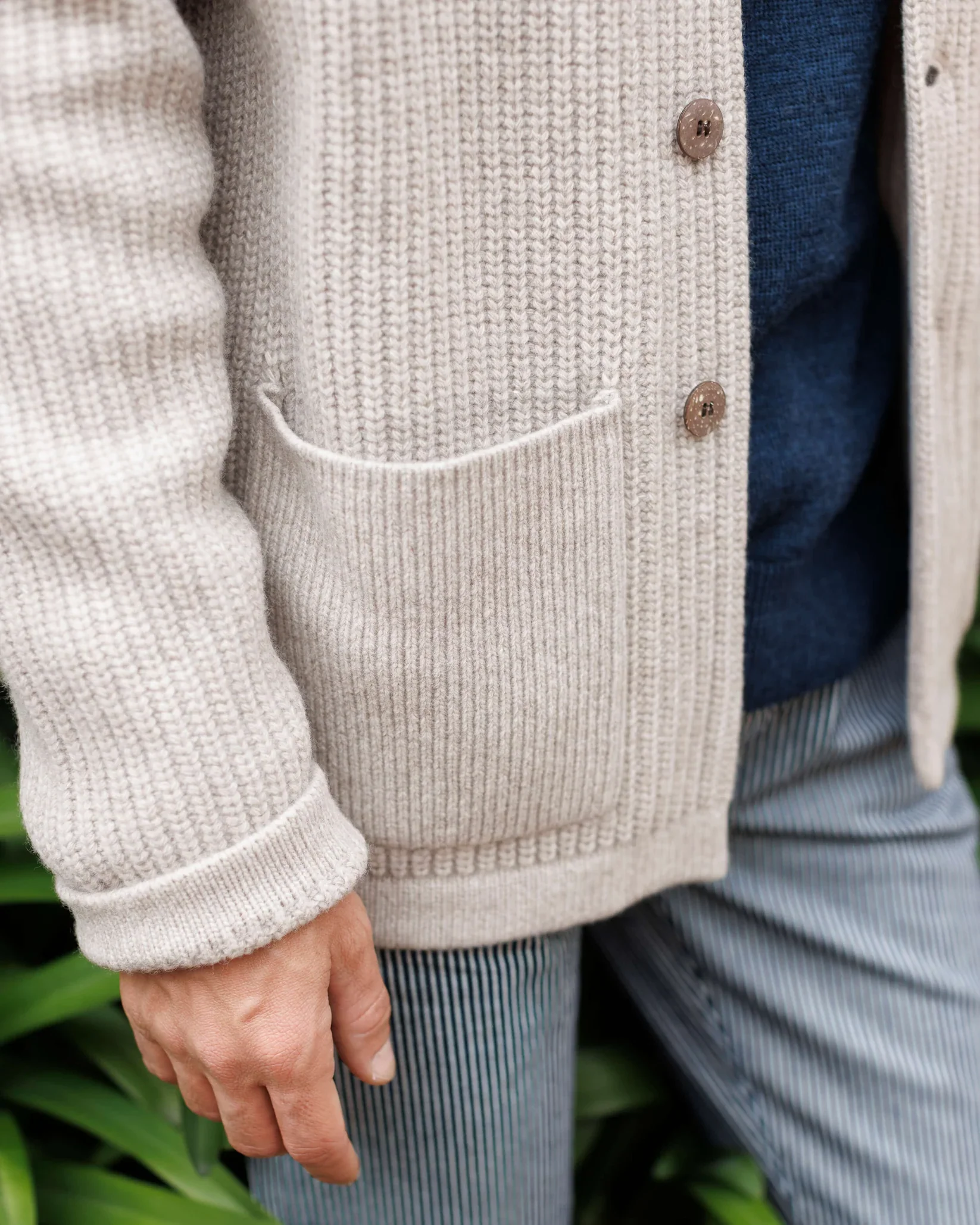 Alex Crane - Knit Kite Jacket in Bone - Image 5