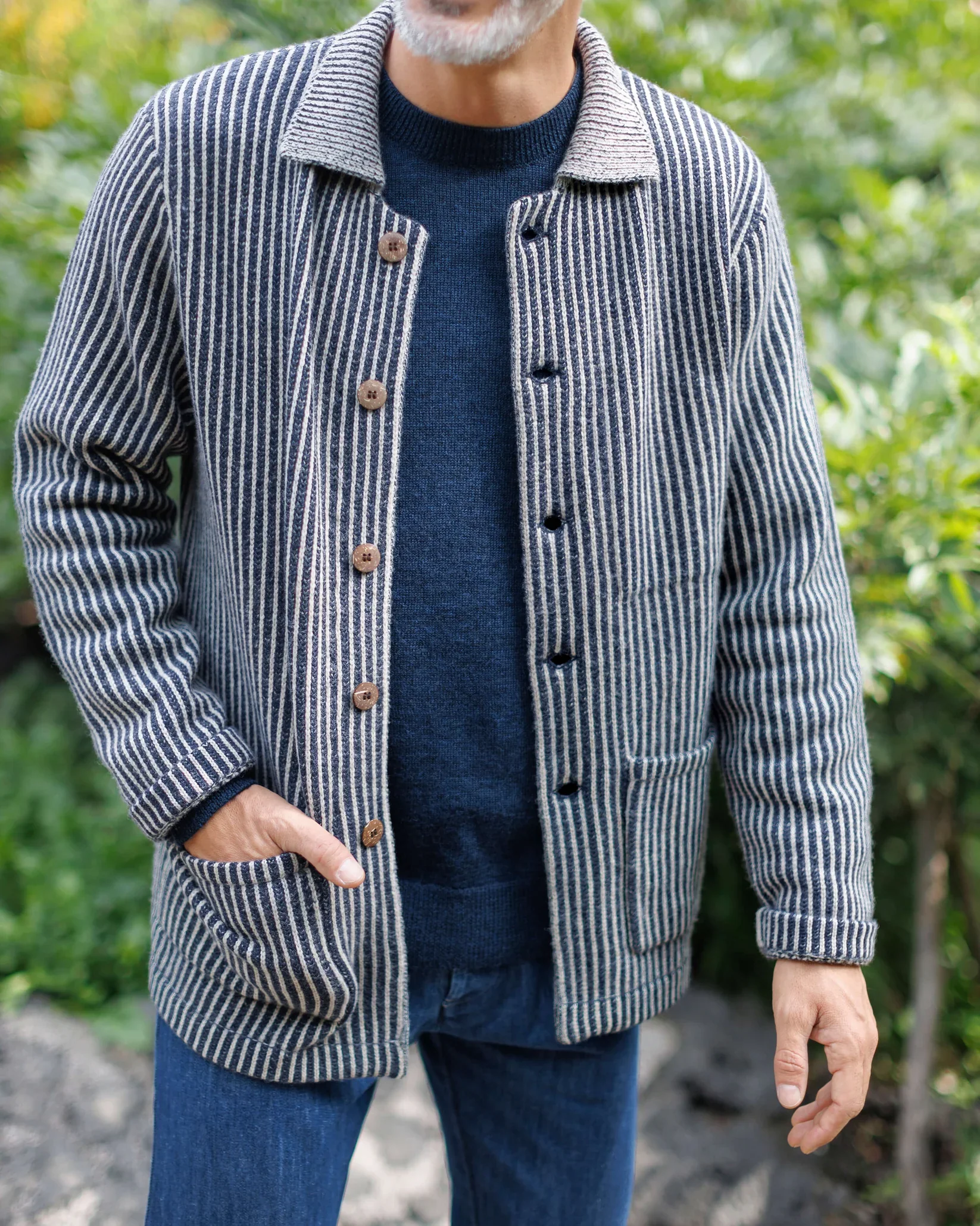 Alex Crane - Knit Kite Jacket in Lines - Image 4