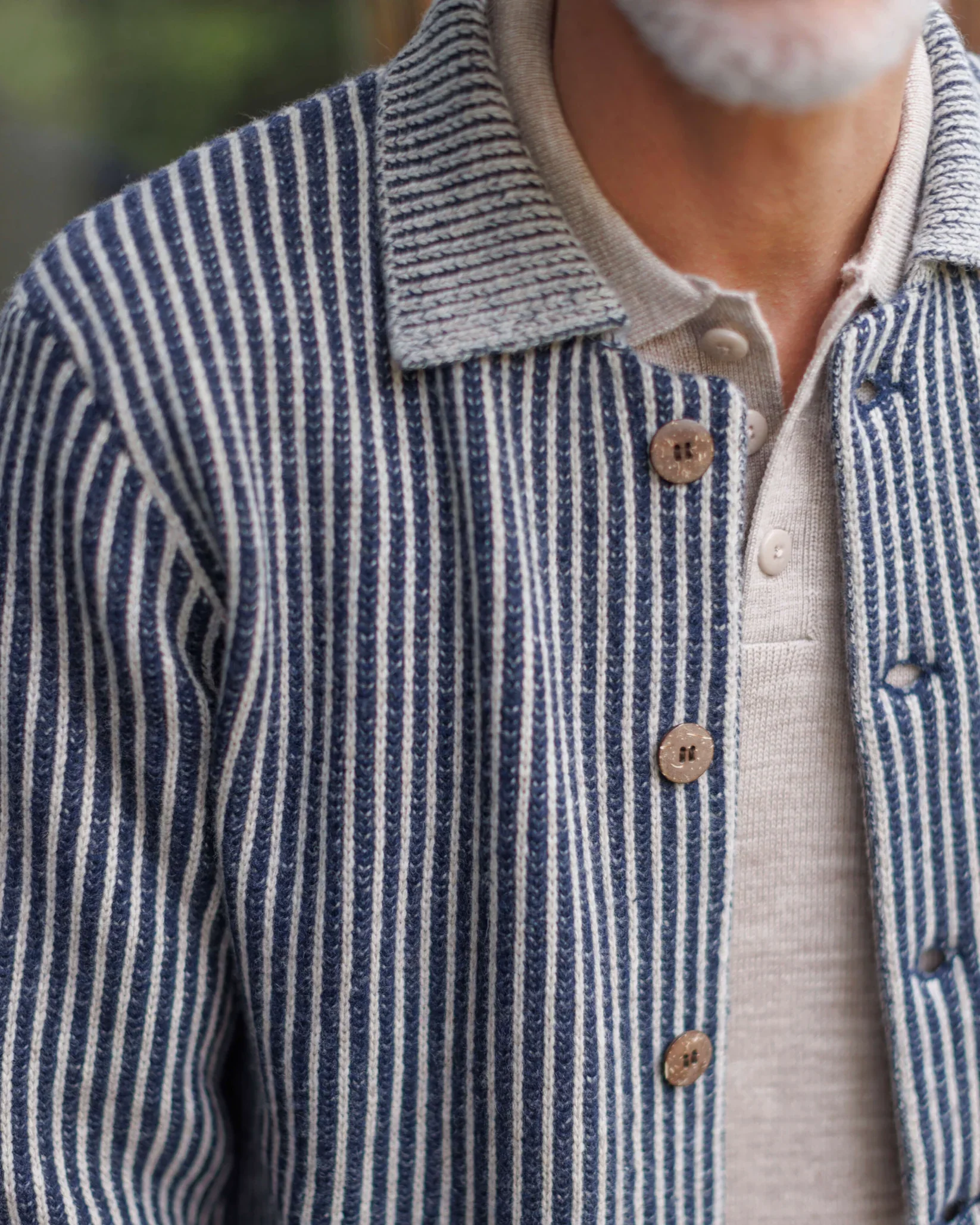 Alex Crane - Knit Kite Jacket in Lines - Image 5