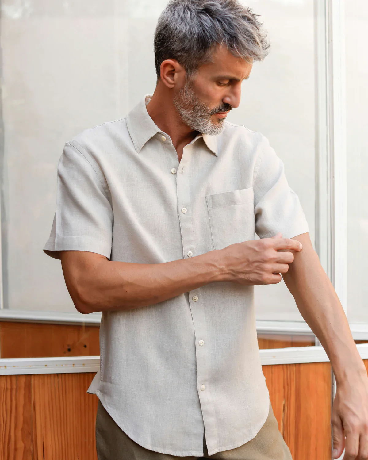 Alex Crane - Ola Shirt in Bone - Image 4