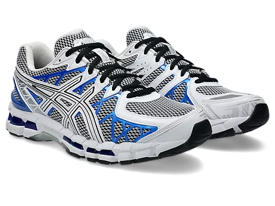 Asics - GEL-Kayano 20 in White/Illusion Blue - Image 3