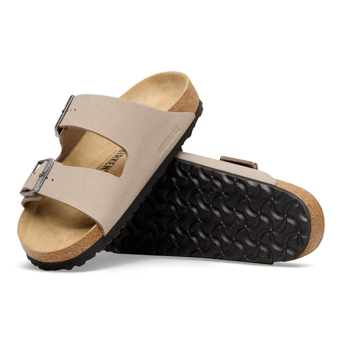 Birkenstock - Arizona in Grey Taupe Birkibuc - Image 4