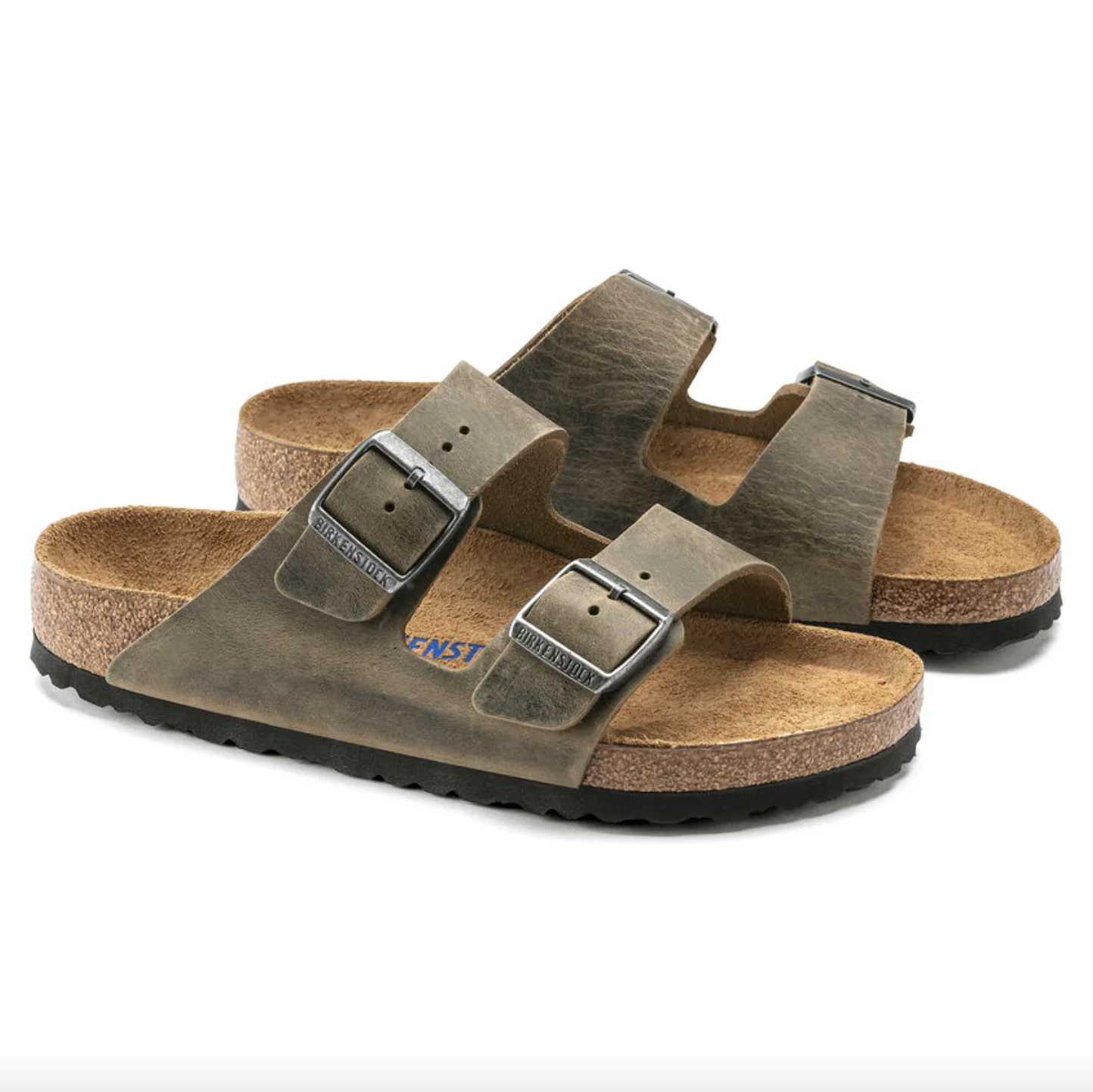 Birkenstock- Arizona Soft Footbed Faded Khaki - Image 2