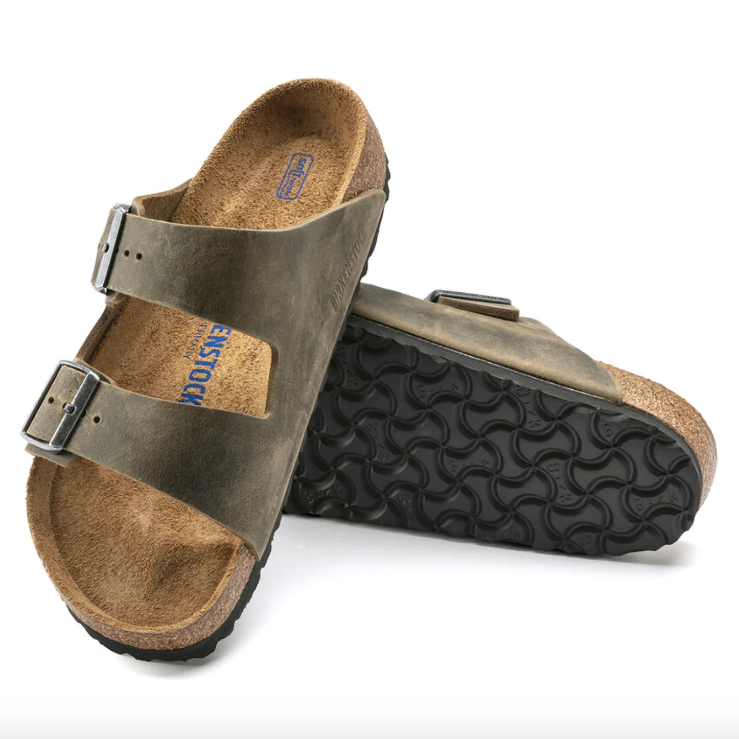 Birkenstock- Arizona Soft Footbed Faded Khaki - Image 4