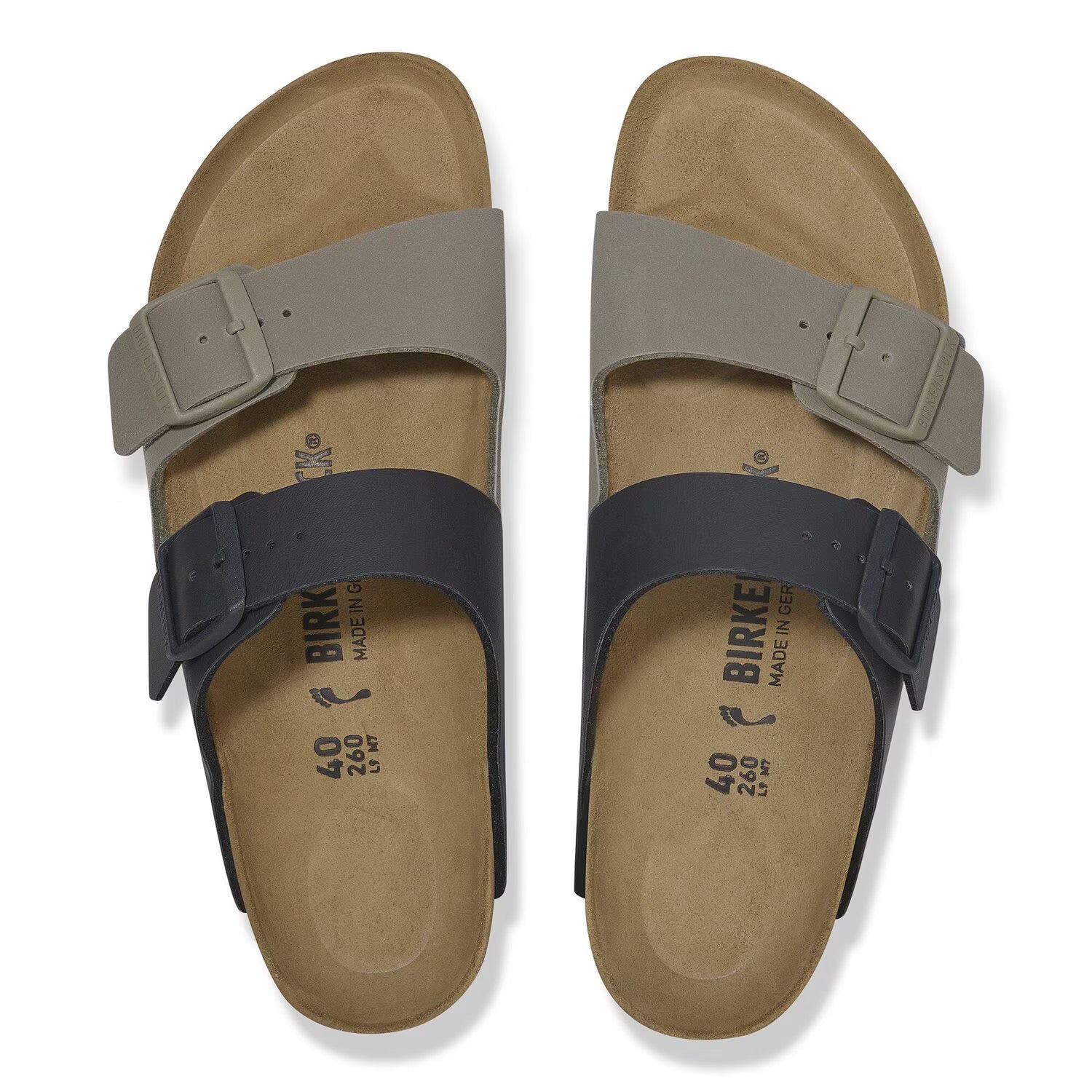 Birkenstock - Arizona Split Birko-Flor in Black and Stone - Image 4