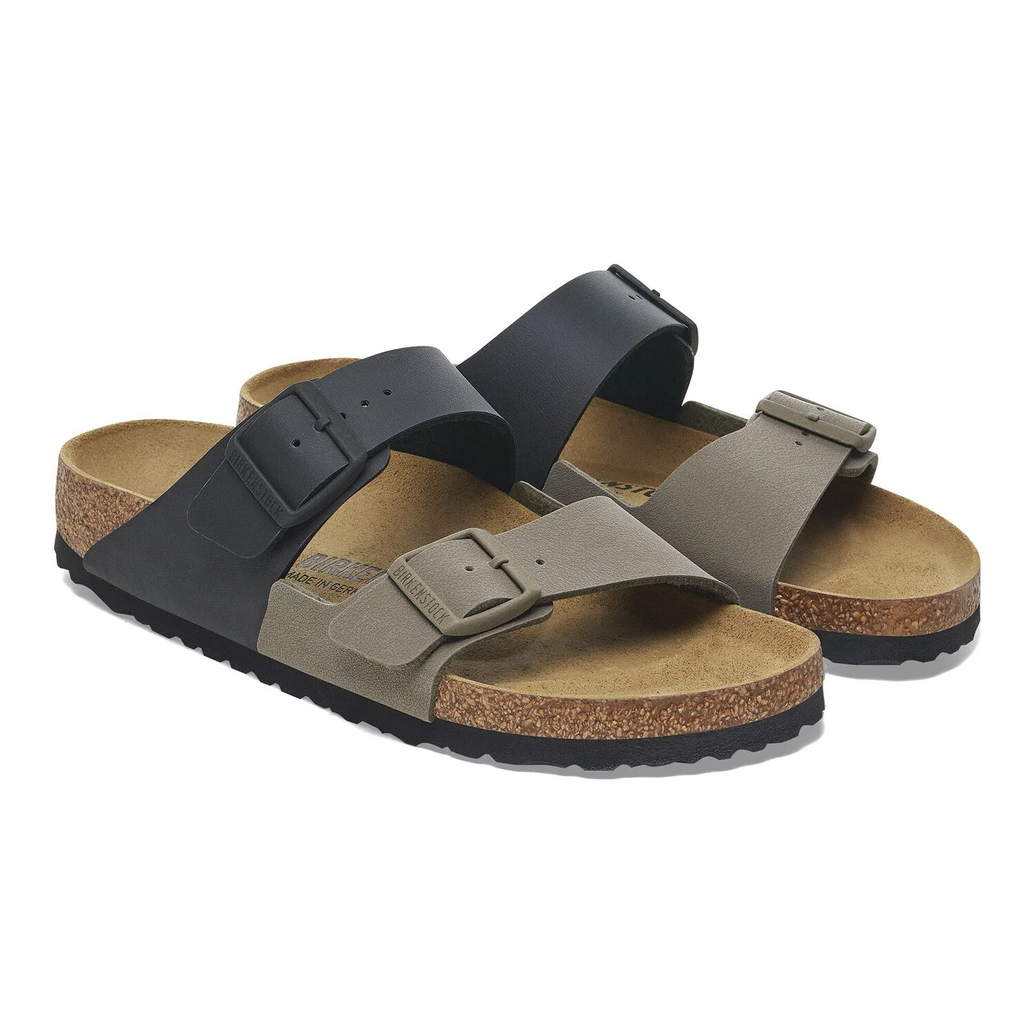 Birkenstock - Arizona Split Birko-Flor in Black and Stone - Image 5