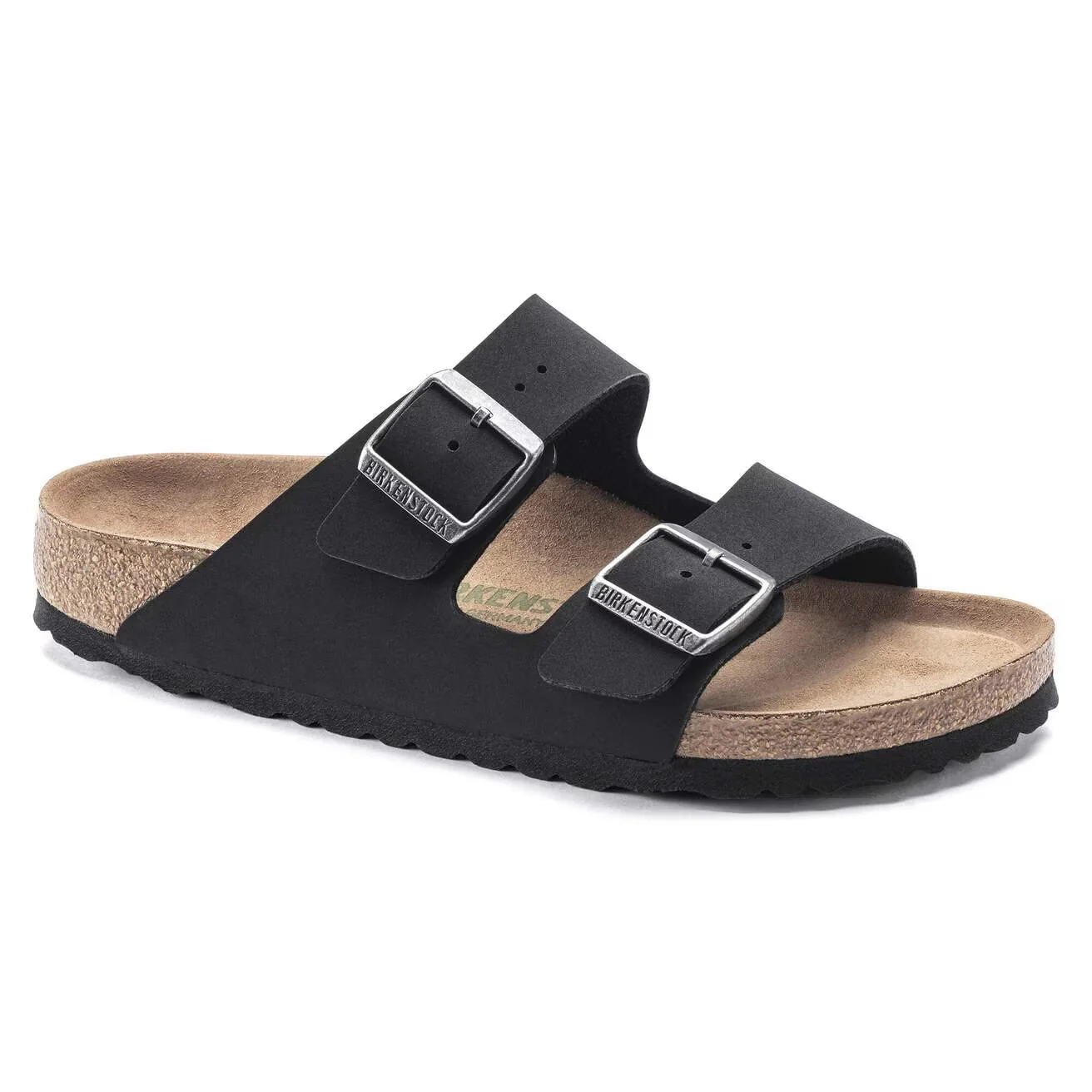 Birkenstock - Arizona Vegan in Black Birkibuc - Image 2