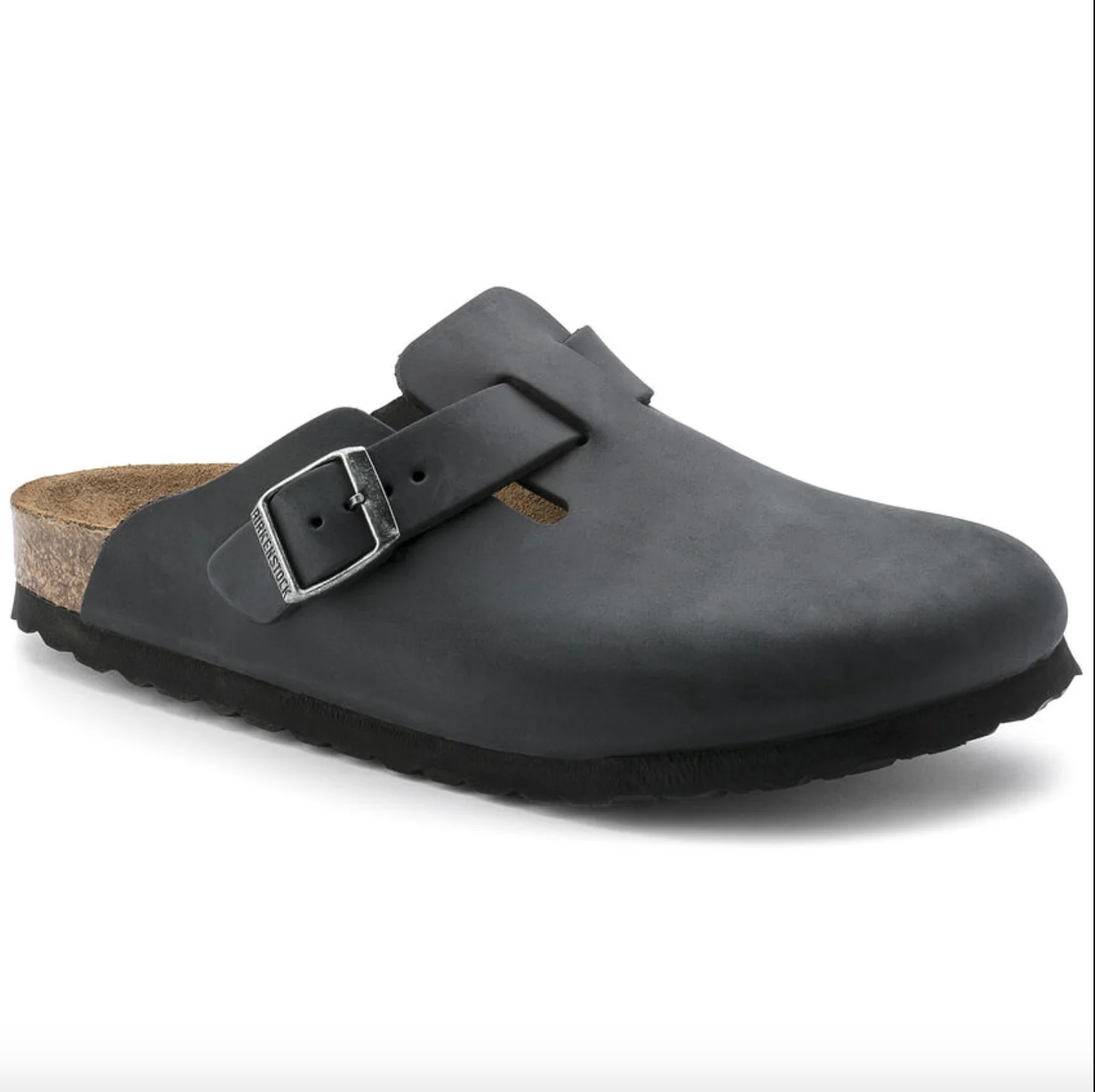 Birkenstock- Boston Oiled Leather Black - Image 4