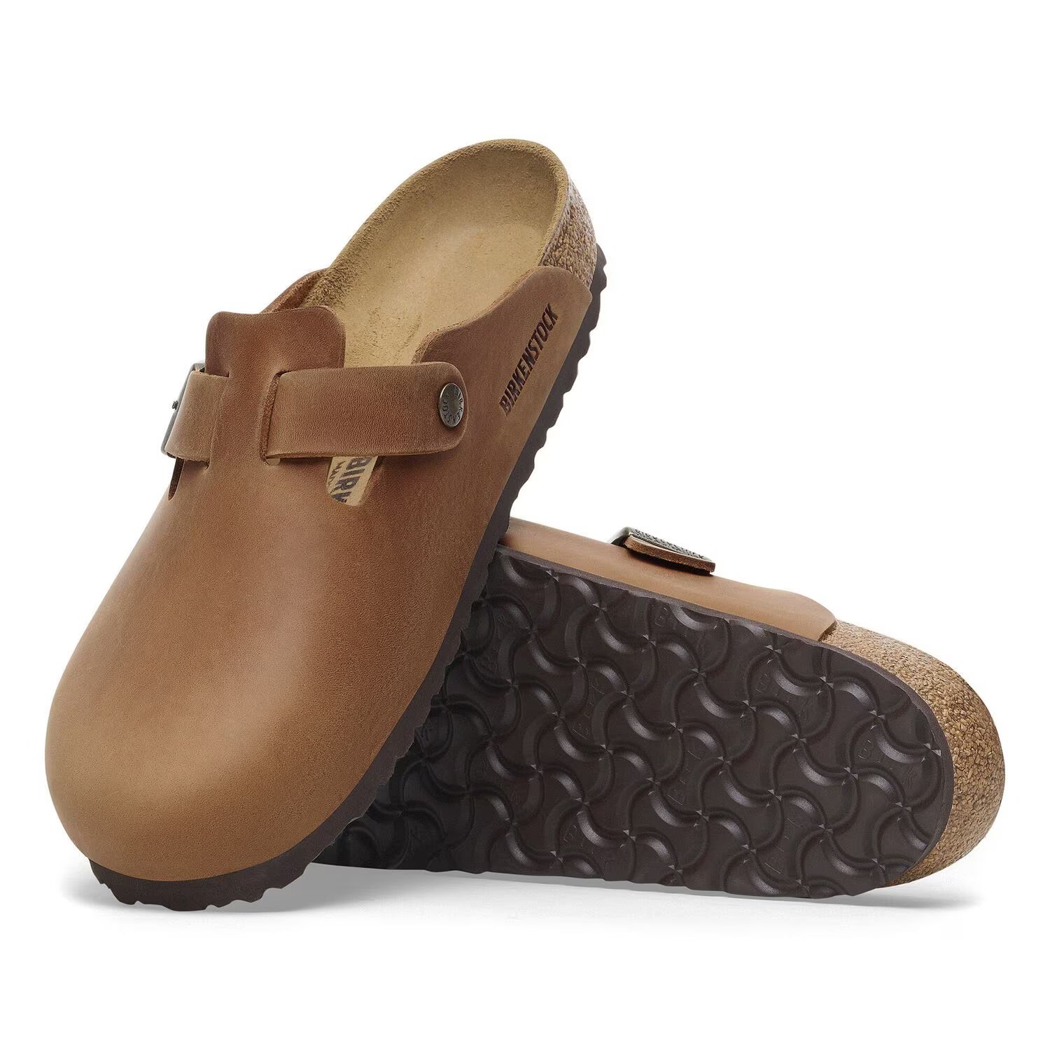 Birkenstock- Boston Oiled Leather Cognac - Image 3