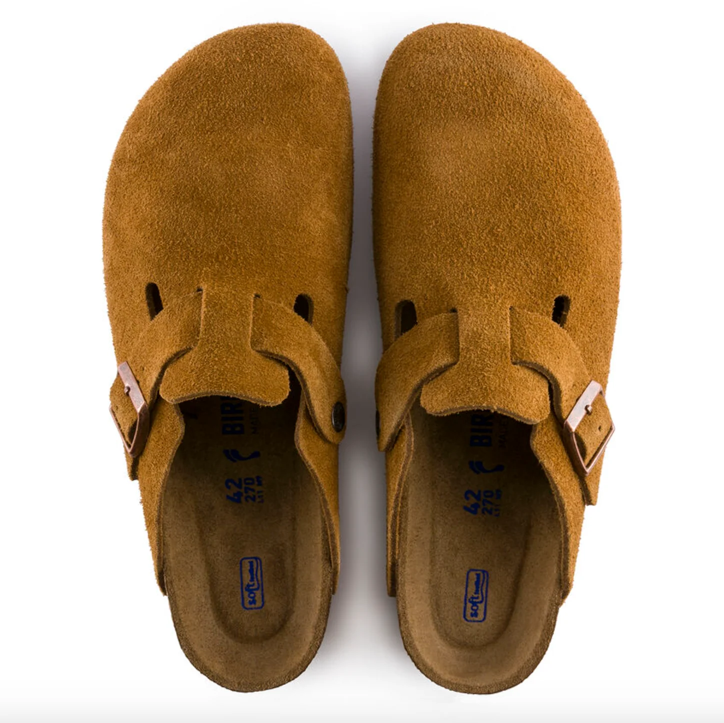 Birkenstock- Boston Soft Footbed Mink Suede - Image 5