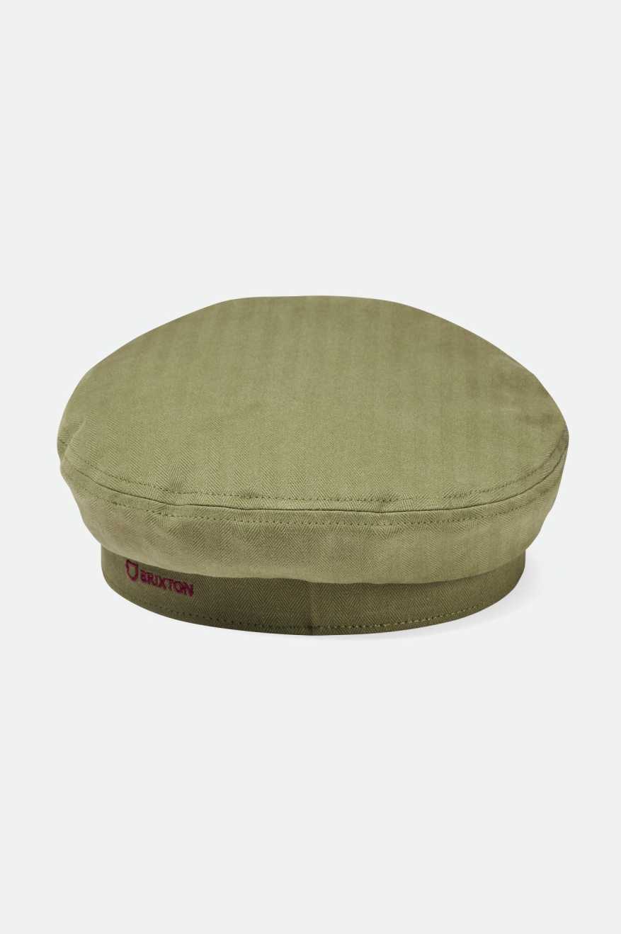 Brixton - 20th Anniversary Fiddler Cap ~ Olive - Image 3
