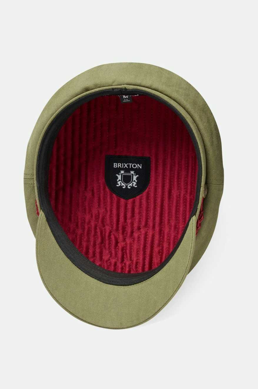 Brixton - 20th Anniversary Fiddler Cap ~ Olive - Image 4