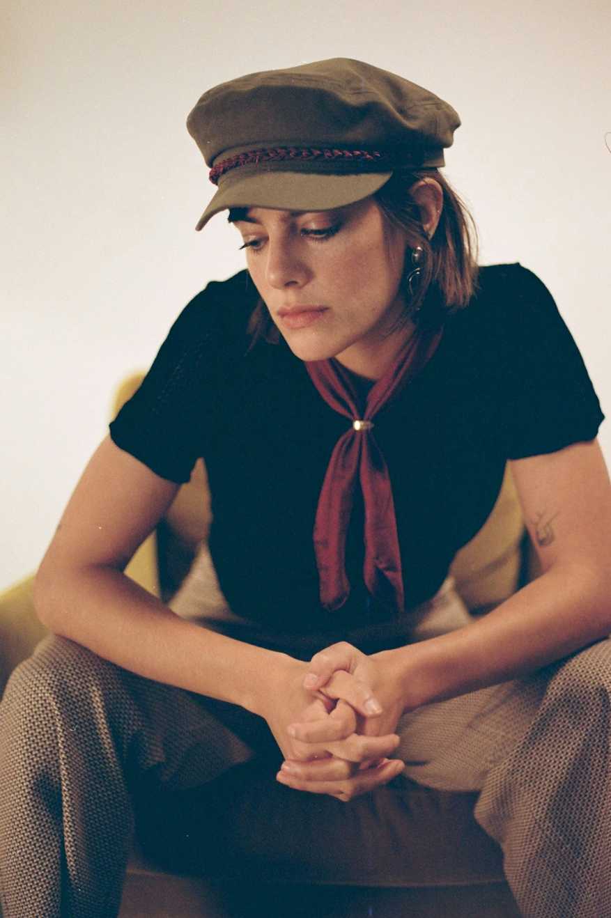 Brixton - 20th Anniversary Fiddler Cap ~ Olive - Image 6
