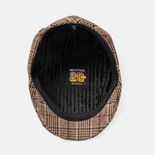 Brixton - 20th Anniversary Hooligan Snapback ~ Brown Plaid - Image 3