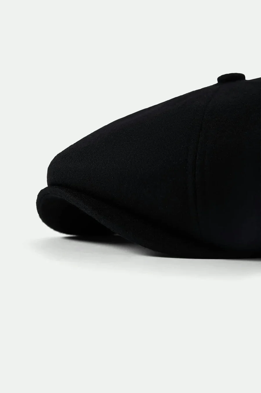 Brixton - Brood Flannel Snap Cap in Black/Moss - Image 3