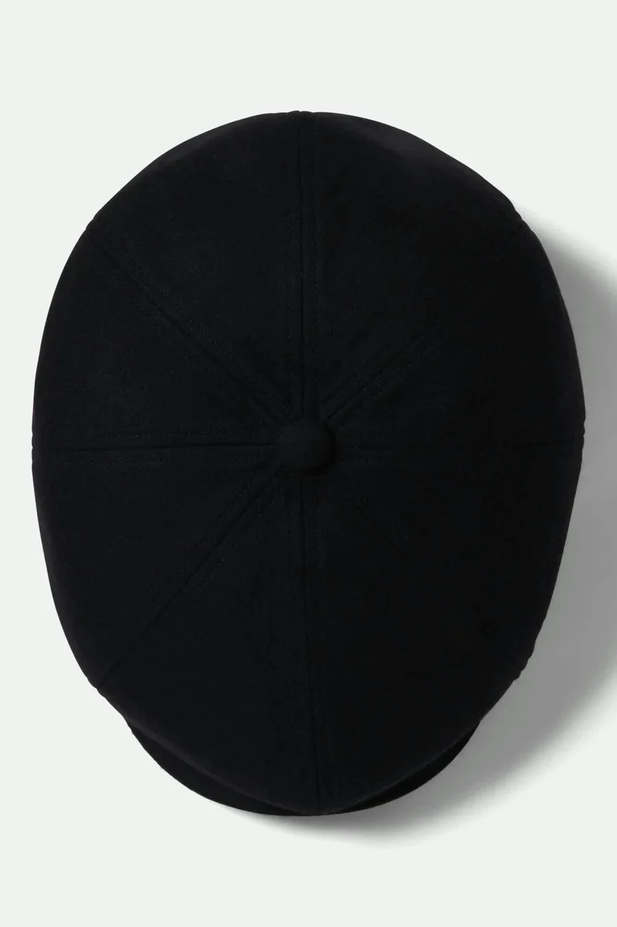 Brixton - Brood Flannel Snap Cap in Black/Moss - Image 4