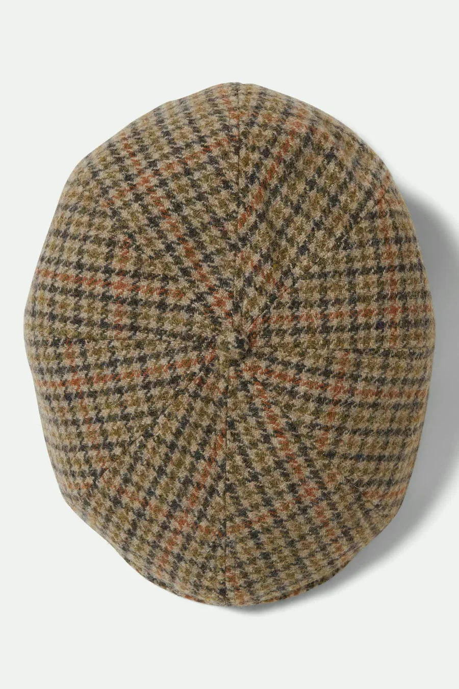 Brixton - Brood Snap Cap in Oatmeal/Charcoal Houndstooth - Image 4