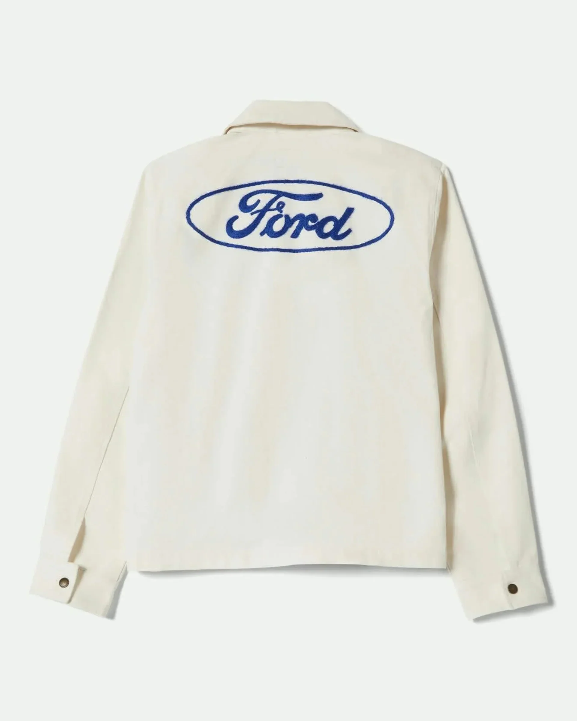 Brixton - Ford Number One Garage Jacket in Wimbledon White - Image 2