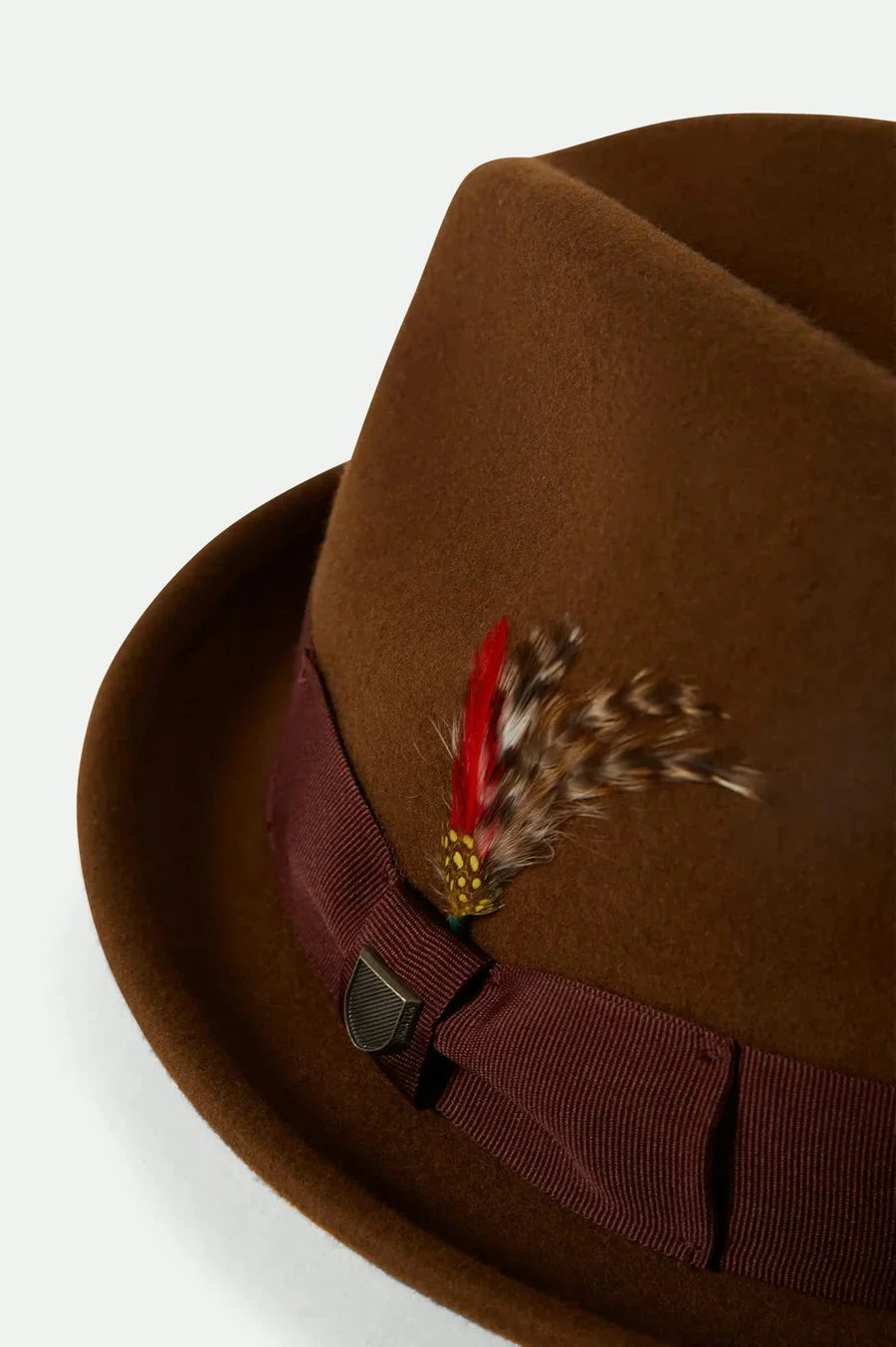 Brixton - Gain Fedora in Coffee and Chestnut - Image 3