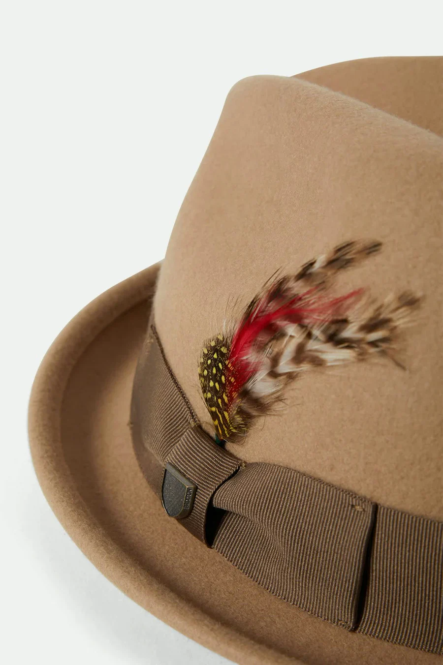 Brixton - Gain Fedora in Sand/Antique Brass - Image 3