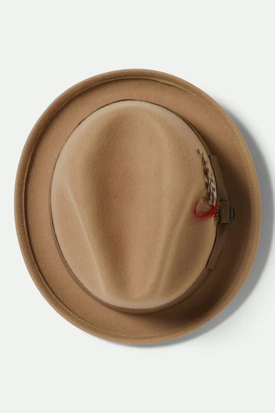 Brixton - Gain Fedora in Sand/Antique Brass - Image 4