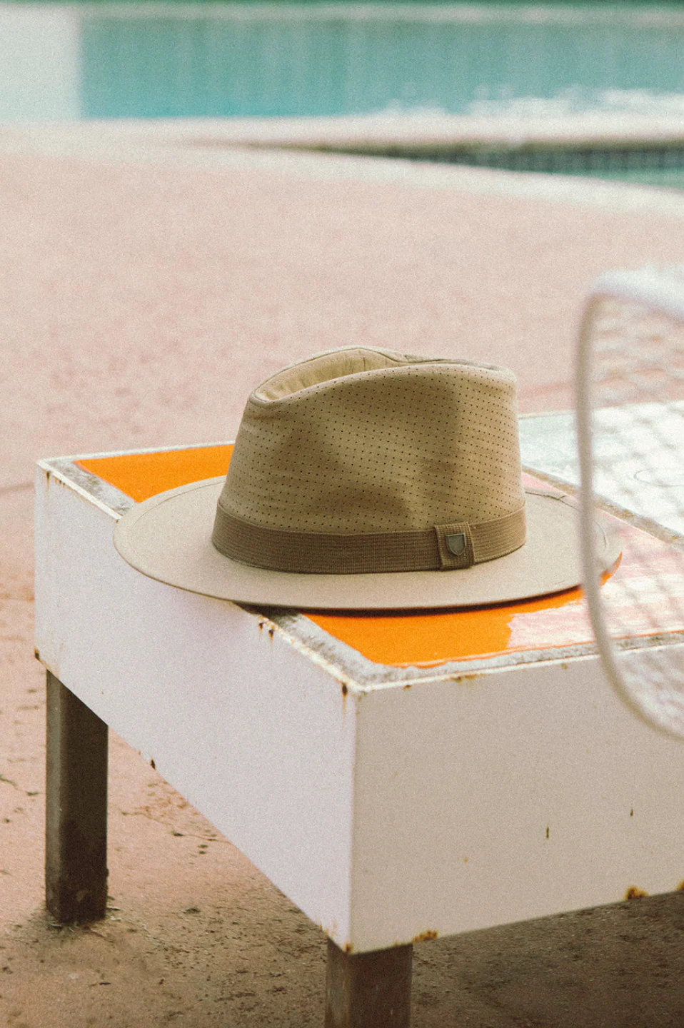 Brixton- Messer CoolMax Fedora Khaki - Image 3