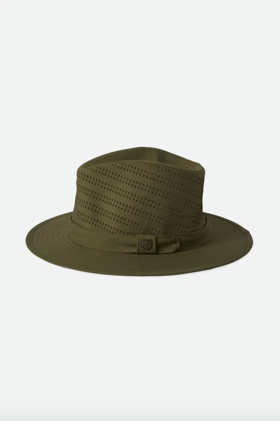Brixton- Messer CoolMax Fedora Olive Surplus - Image 3