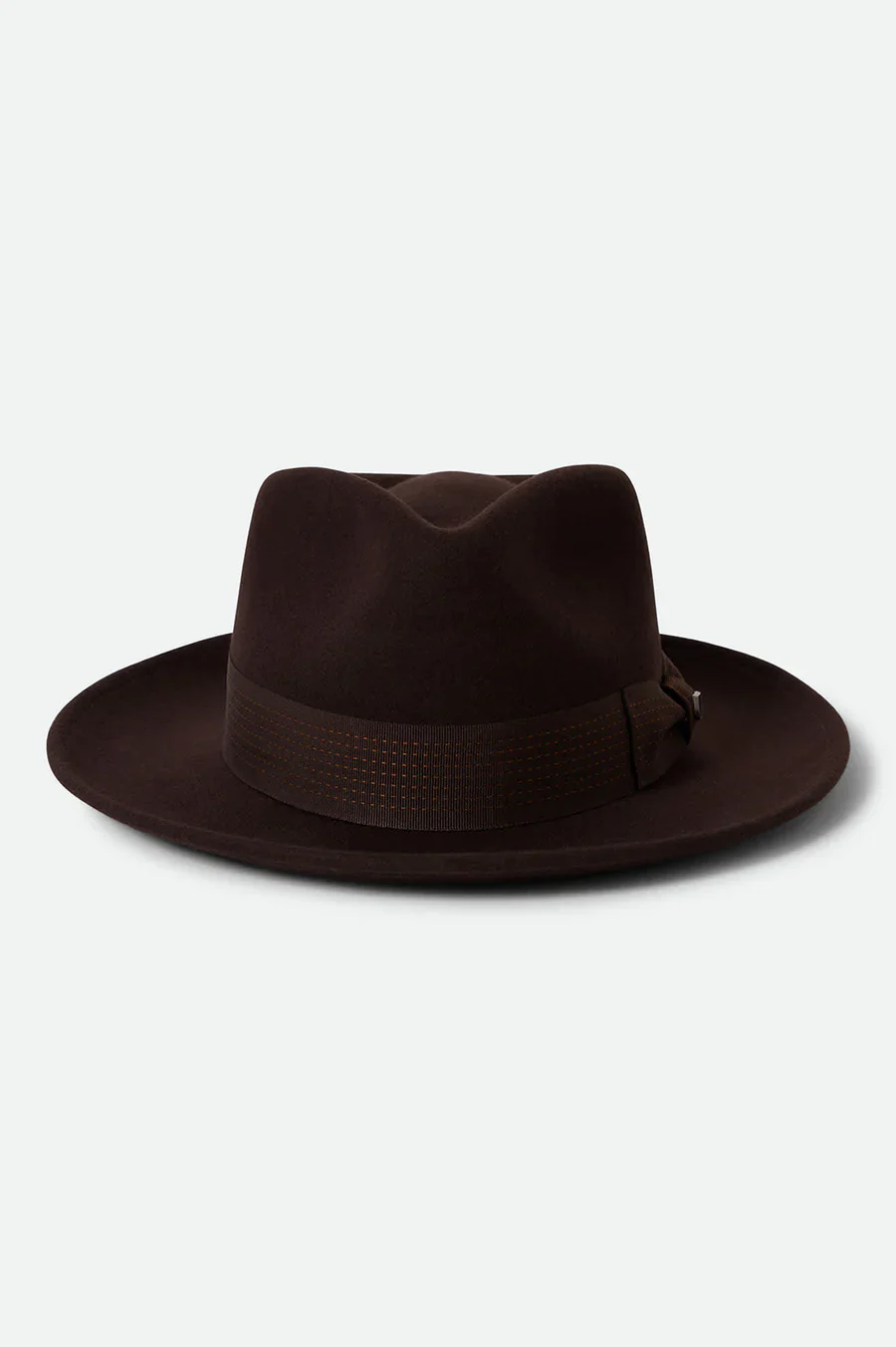 Brixton - Swindle Convertabrim Fedora in Dar Brown and Chocolate - Image 2