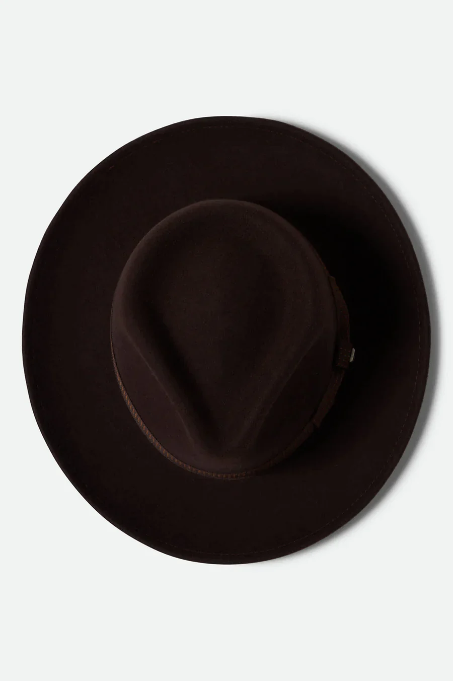 Brixton - Swindle Convertabrim Fedora in Dar Brown and Chocolate - Image 5