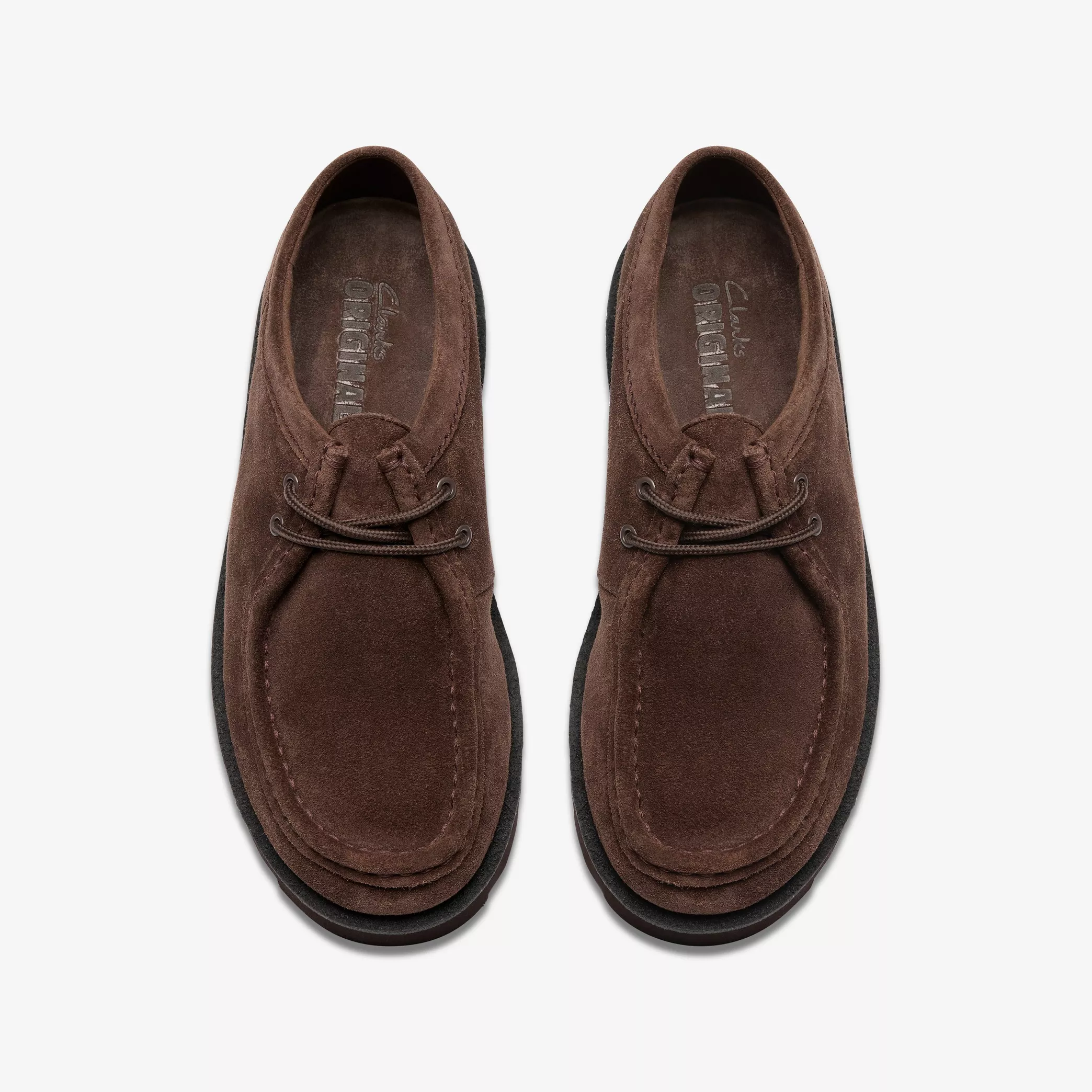 Clarks - Meare Walla Dark in Brown Suede - Image 5