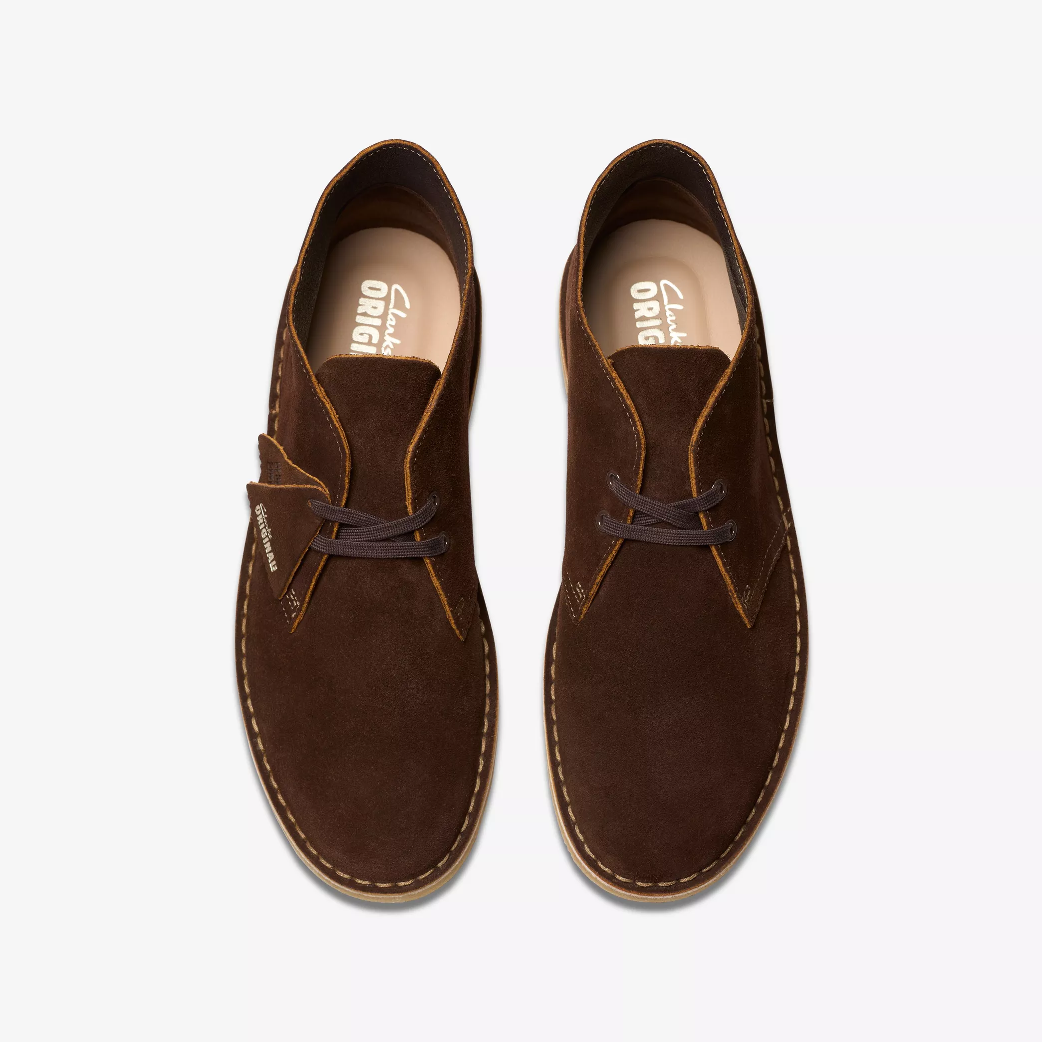 Clarks - Desert Boot in Brown/Chestnut Suede - Image 6
