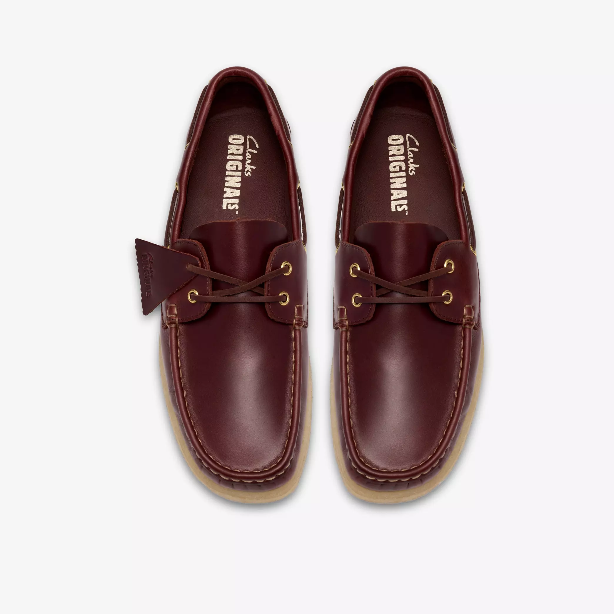 Clarks Originals - Godney Boat in British Tan Leather - Image 5