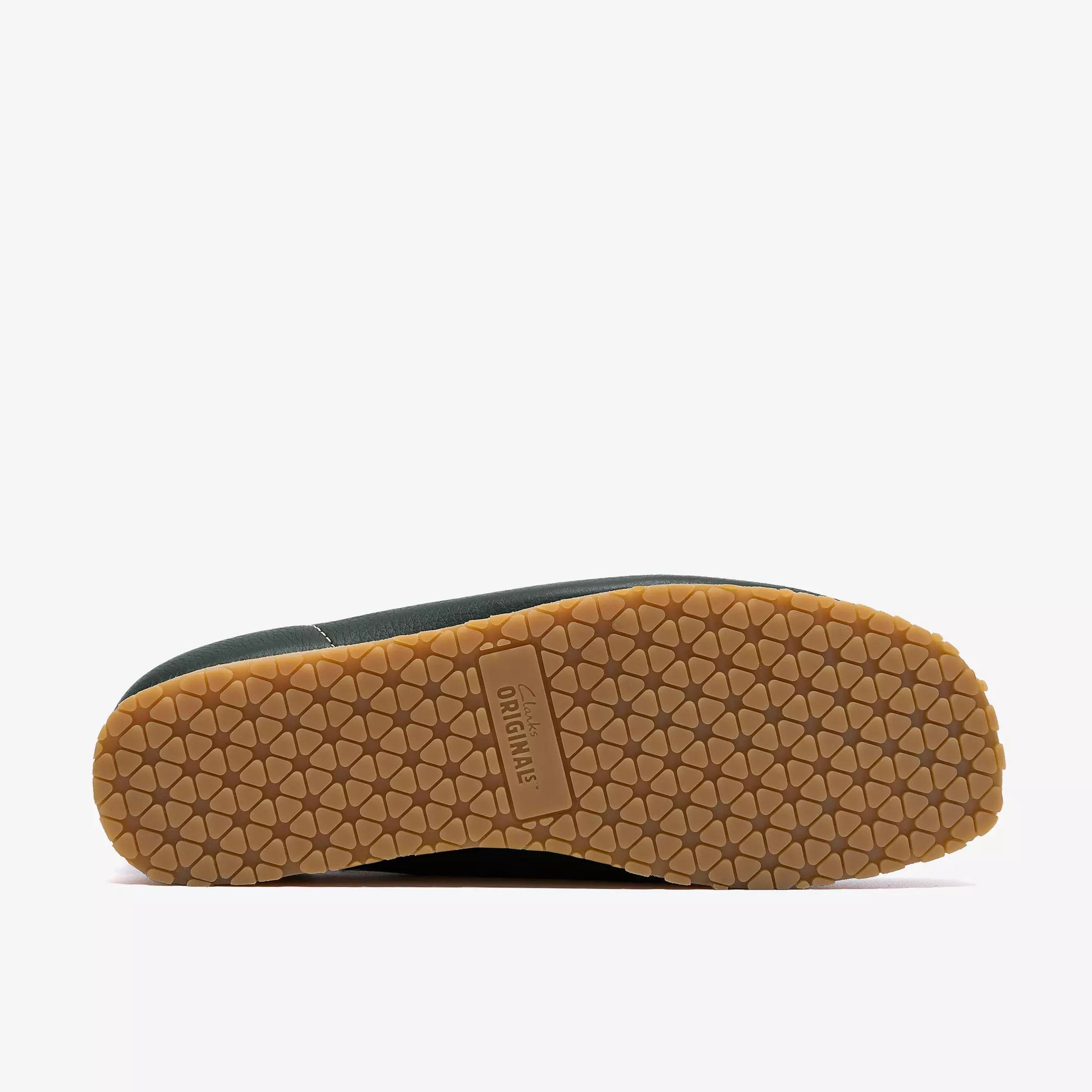 Clarks Originals - Wallabee RB in Dark Green Leather - Image 3