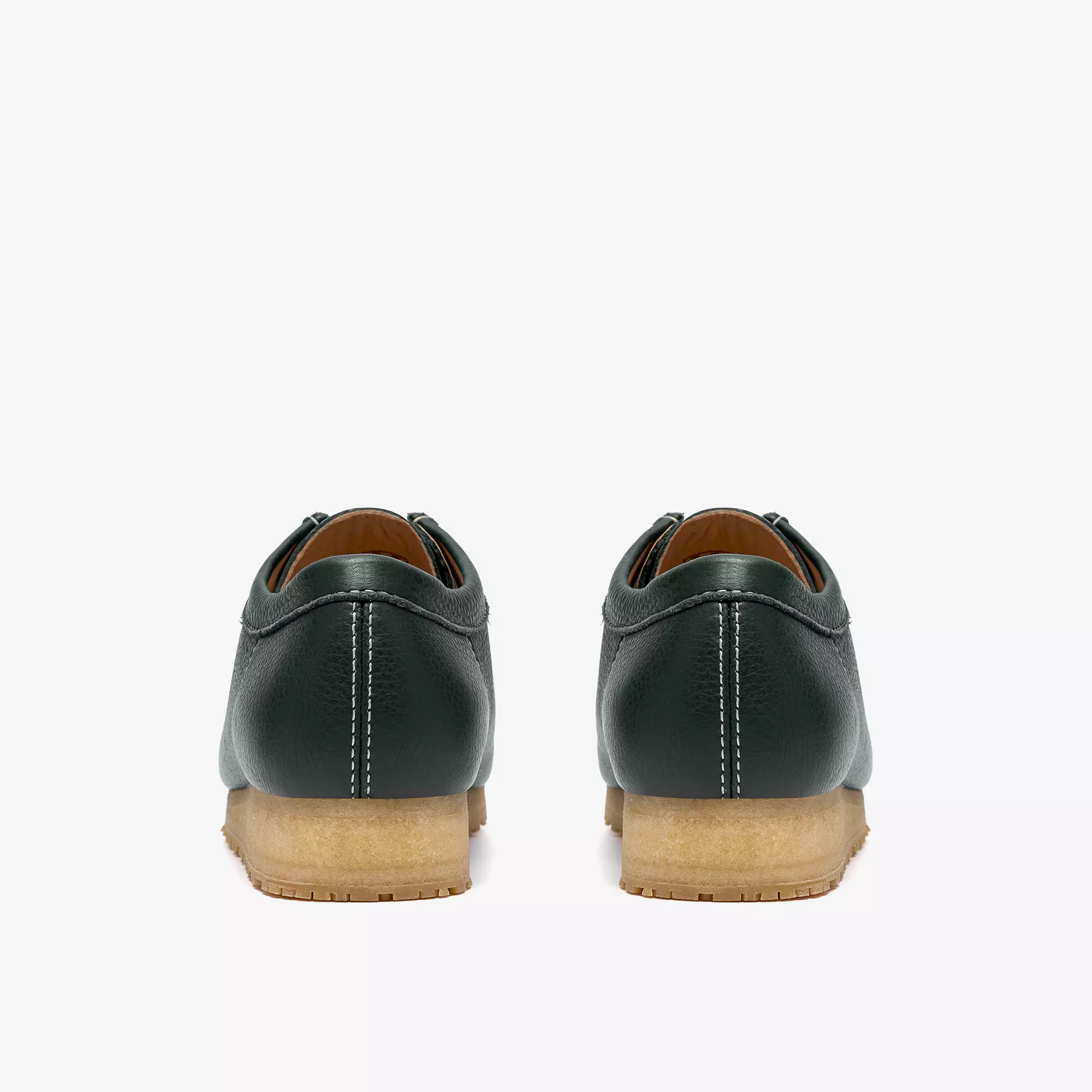 Clarks Originals - Wallabee RB in Dark Green Leather - Image 5