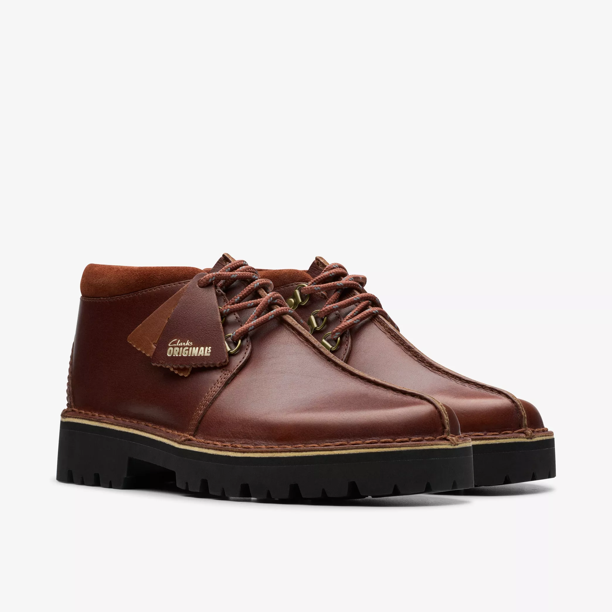 Clarks- Trek Hike British Tan Leather - Image 4