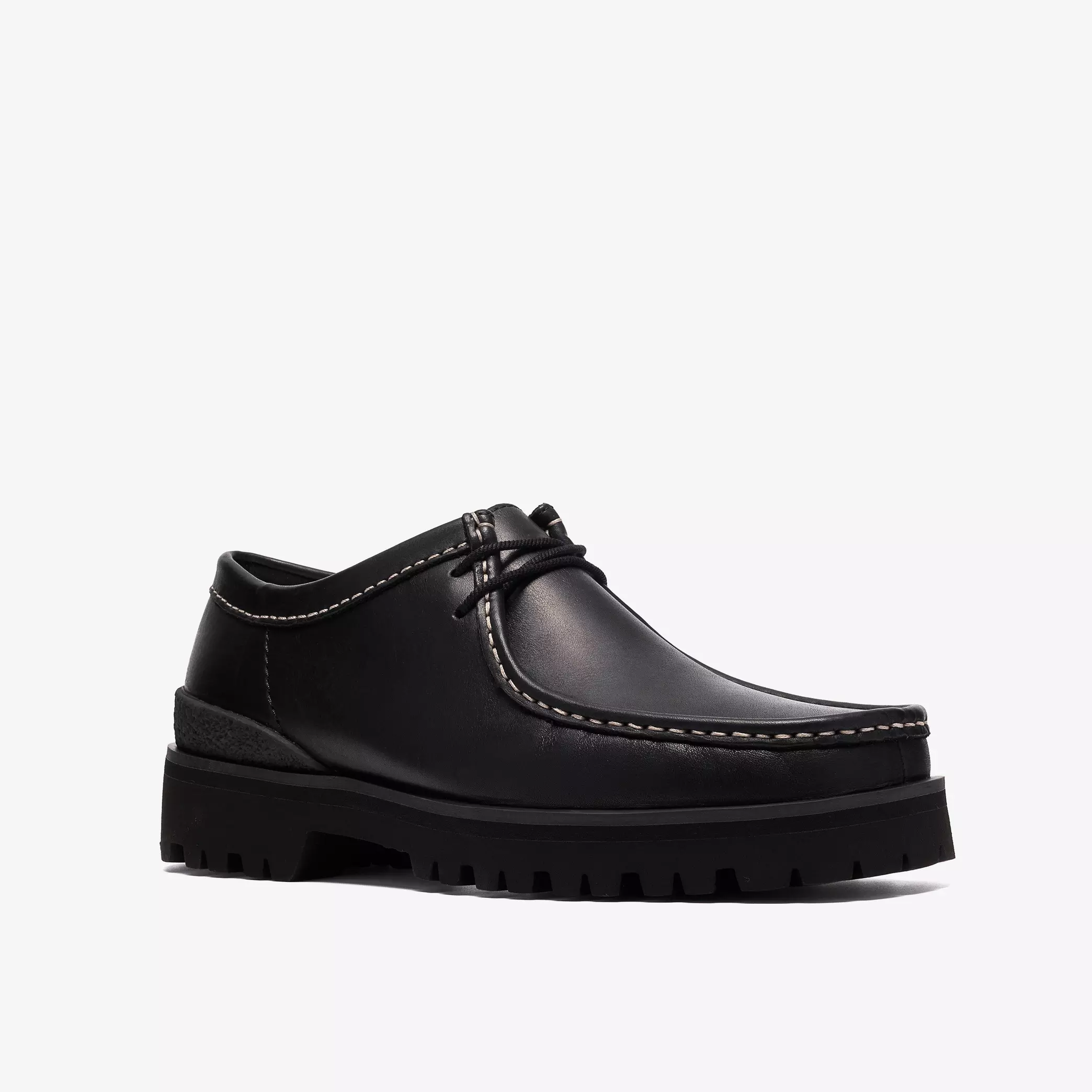 Clarks - Walla Yukoner in Black Leather - Image 3