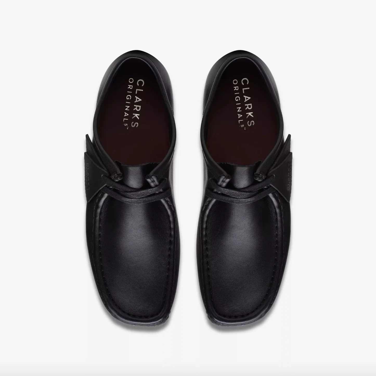Clarks- Wallabee Black Leather - Image 3