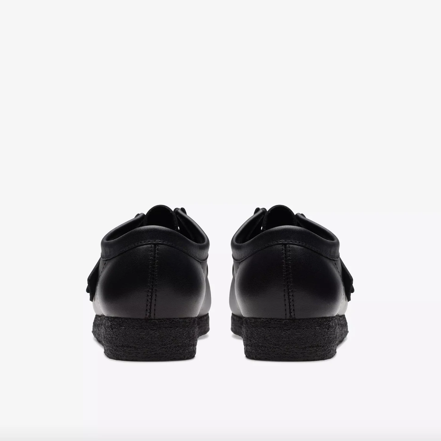 Clarks- Wallabee Black Leather - Image 4