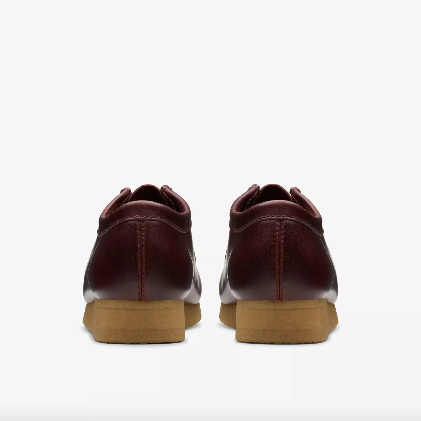 Clarks- Wallabee Deep Red Leather - Image 3