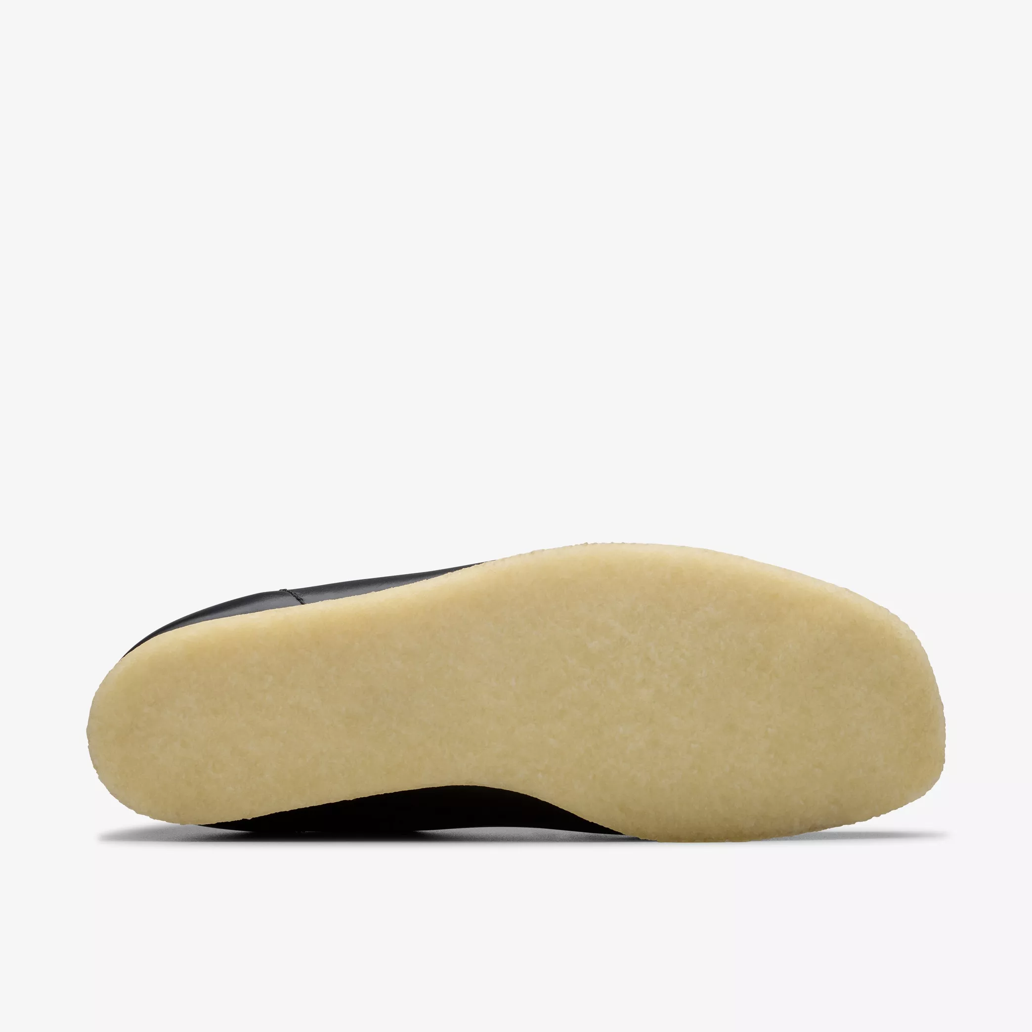 Clarks - Wallabee in Black Smooth Leather - Image 3