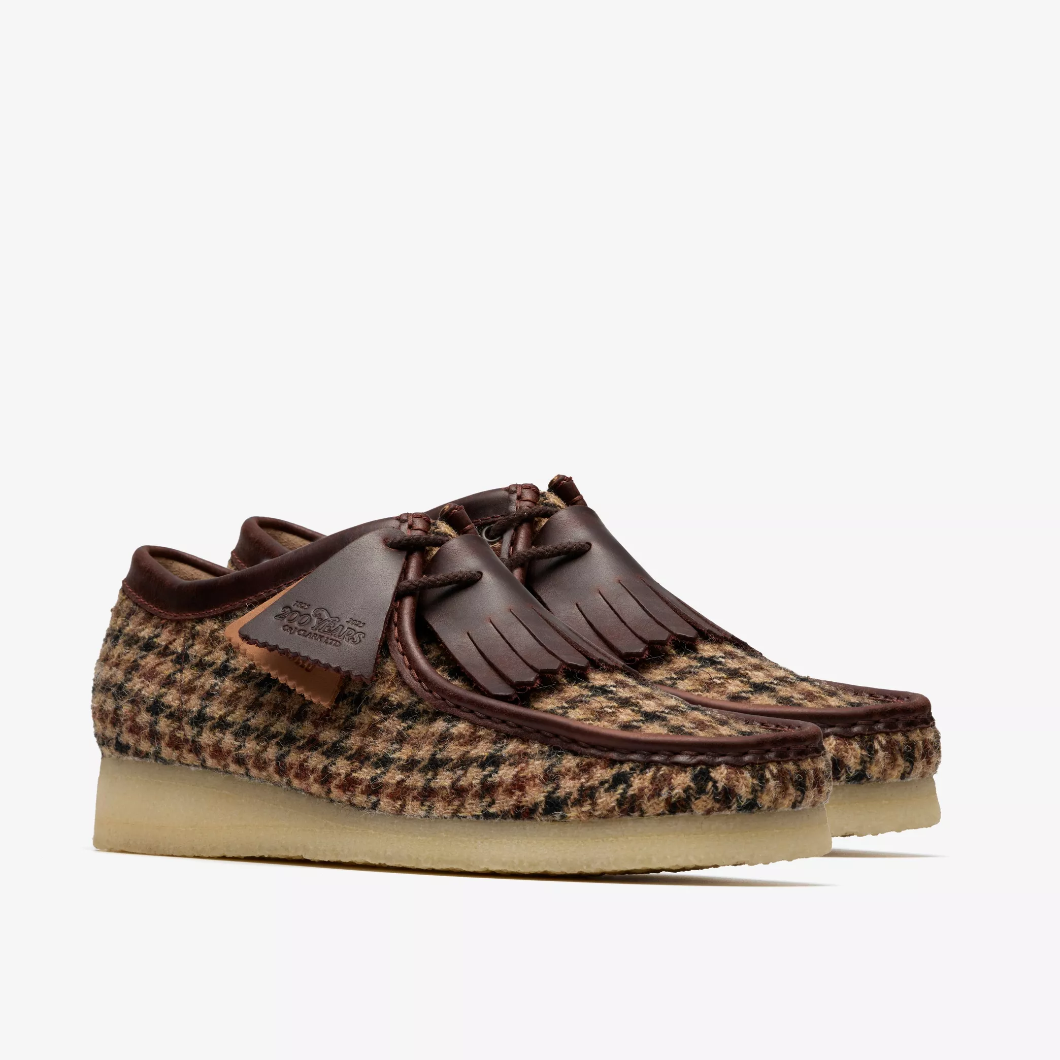 Clarks - Wallabee in Brown Tweed Combination - Image 4