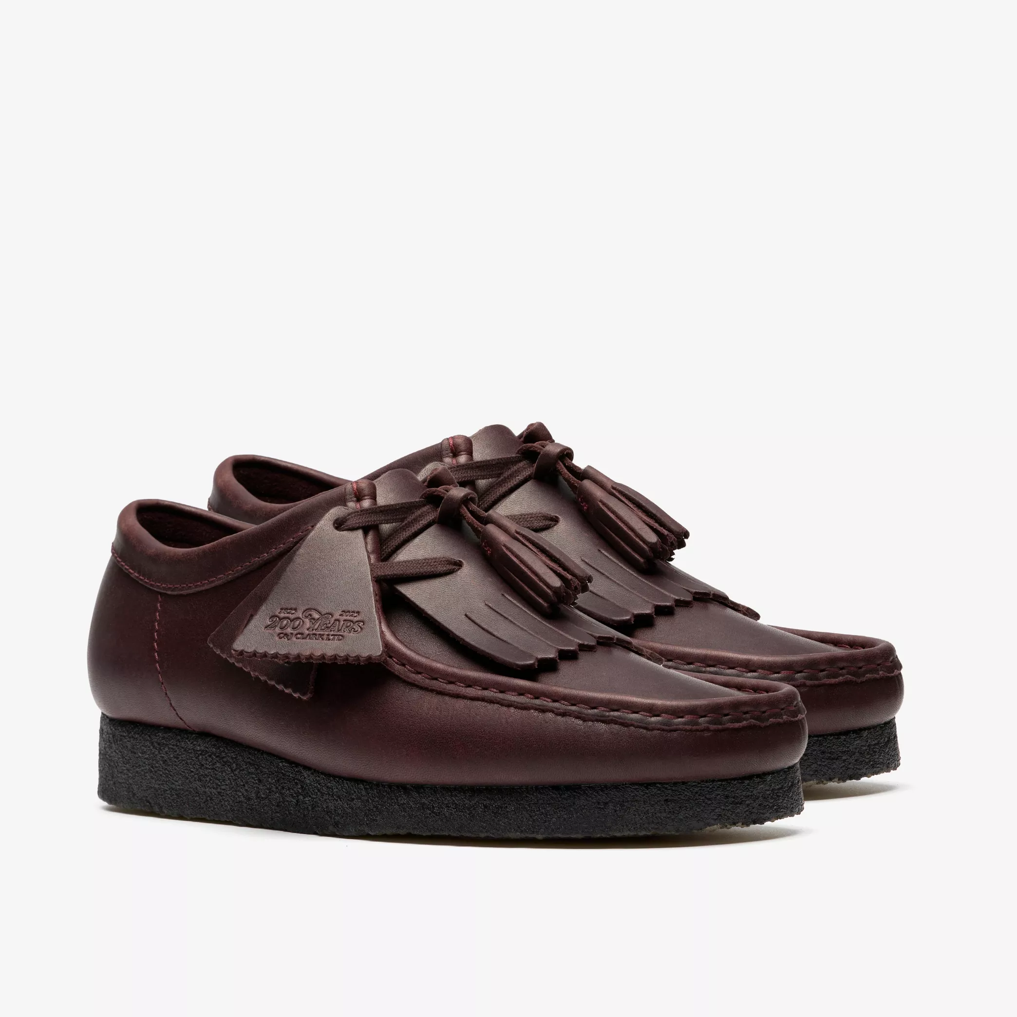 Clarks - Wallabee in Purple Grape Leather - Image 4