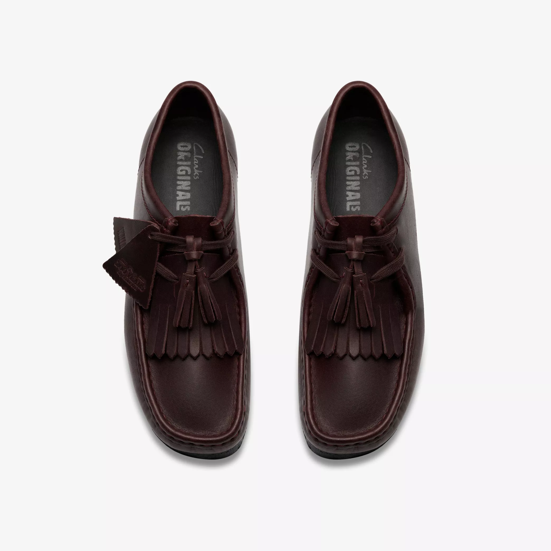 Clarks - Wallabee in Purple Grape Leather - Image 6
