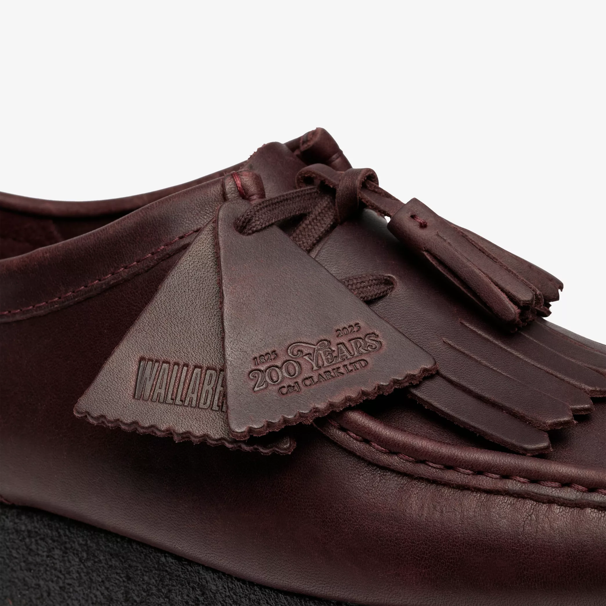 Clarks - Wallabee in Purple Grape Leather - Image 7
