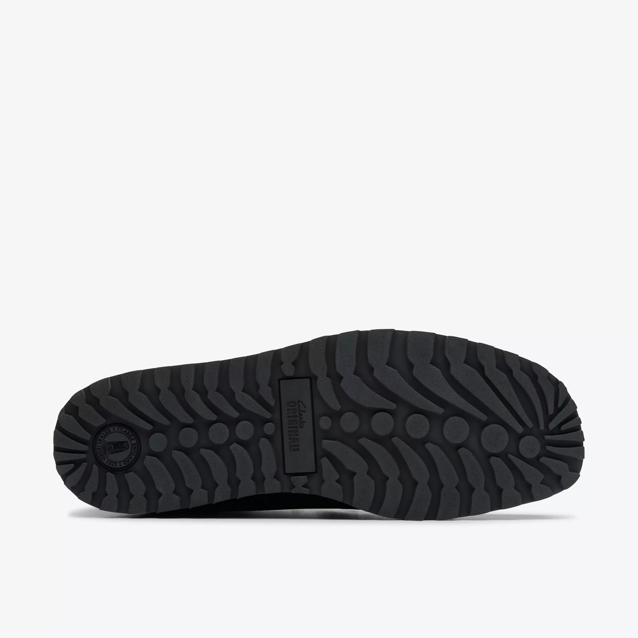 Clarks- Wallabee Scout Black Leather - Image 3
