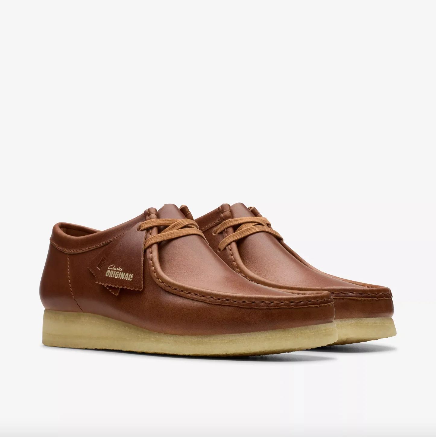 Clarks- Wallabee Tan Leather - Image 3