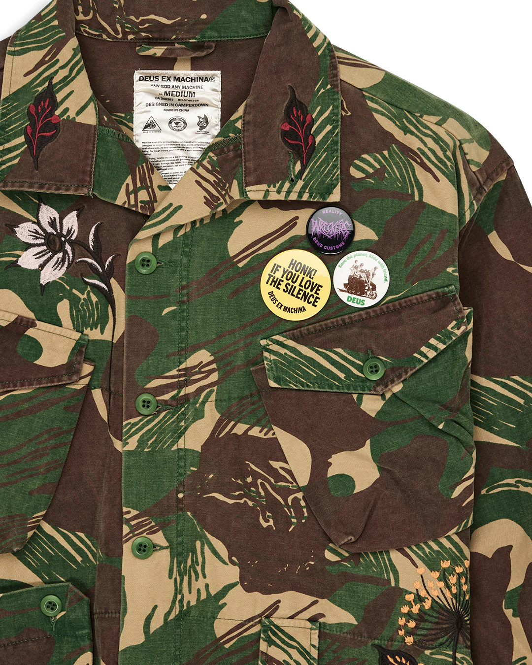 Deus ex Machina - Ahimsa Jacket in Earthly Delights Camo - Image 2