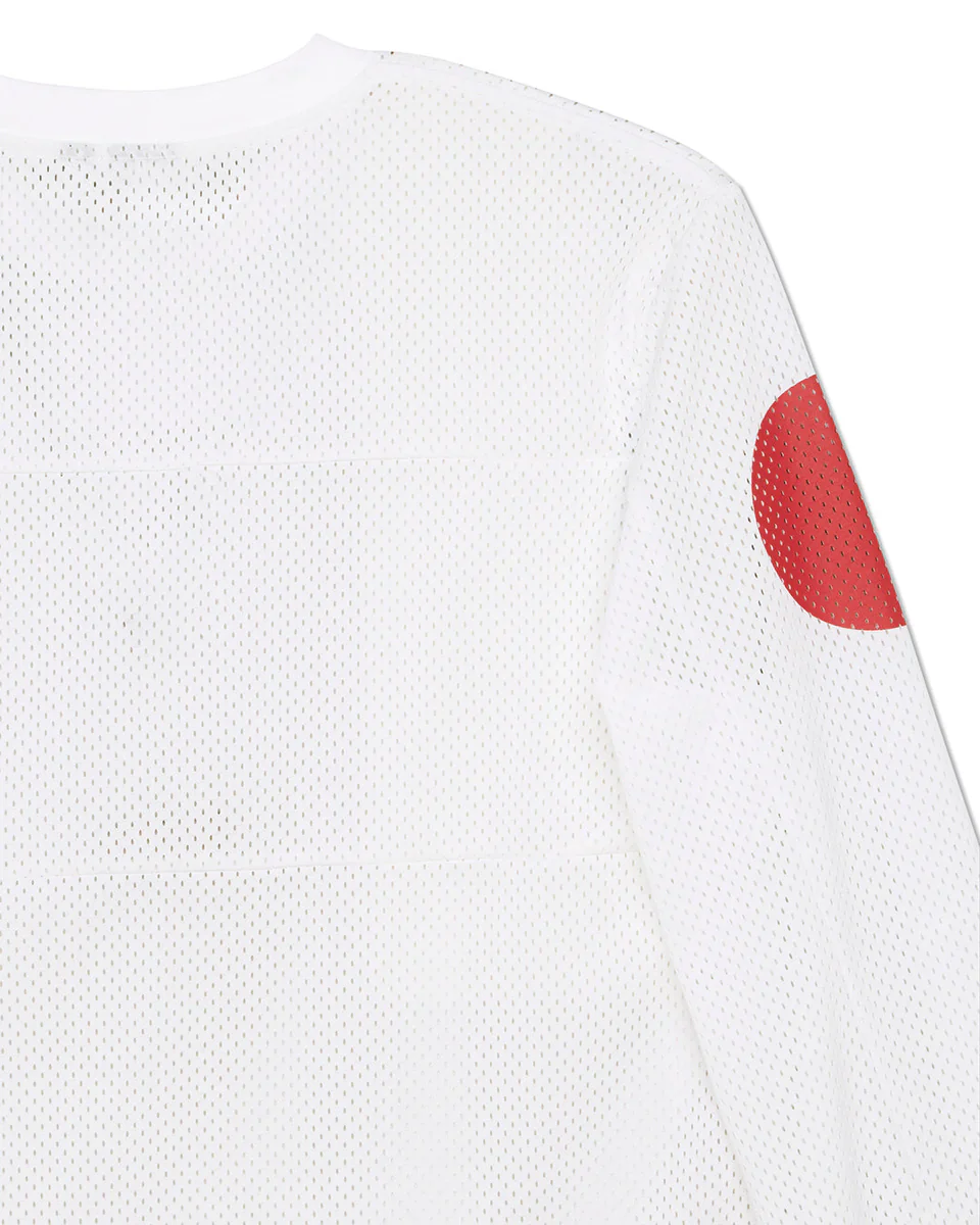 Deus ex Machina - Saber Moto Jersey in Vintage White - Image 4